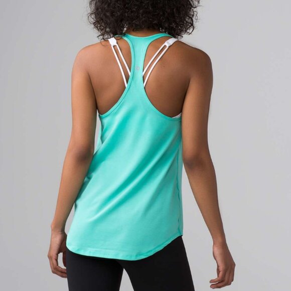 Lululemon Tech Mesh Racerback Singlet Bali Breeze - Picture 6 of 6